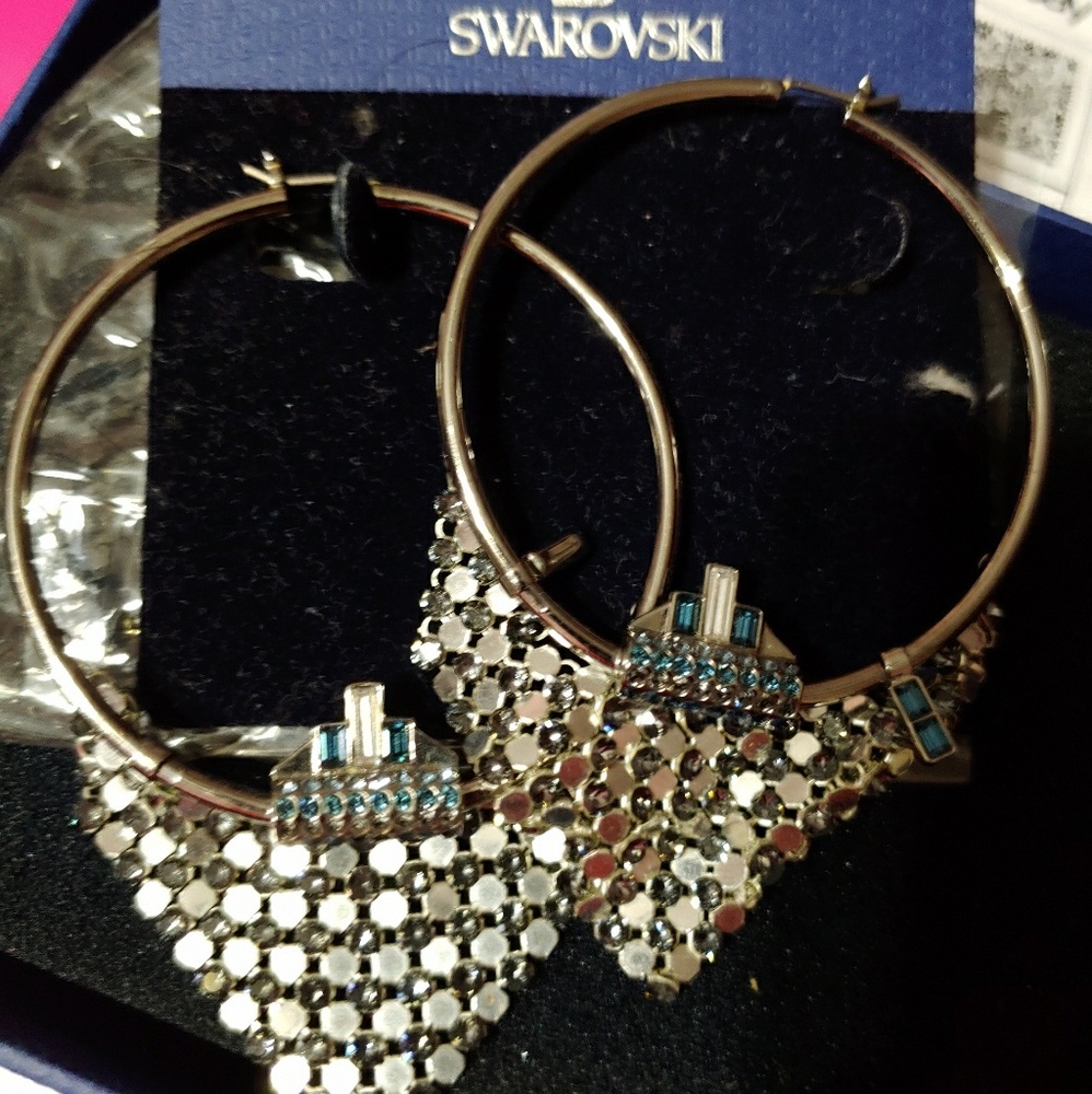 Swarovski Hoops